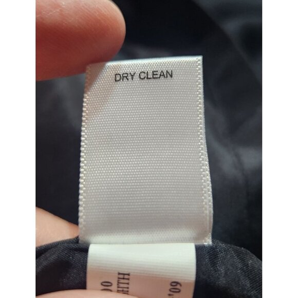 Banana Republic Wool Black Sheath Sleeveless Dress Size 2 Stretch Silk Waistband - Picture 10 of 10